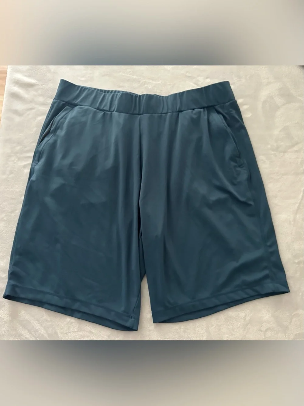 32 Degrees Cool Blue Athletic Pull On Drawstring Shorts Mens Size XXL